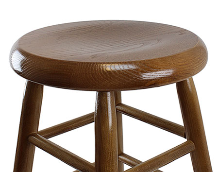 Ash Round Counter Stool