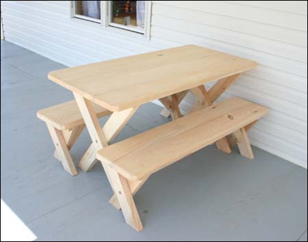 Select Pine Cross Legged Bench