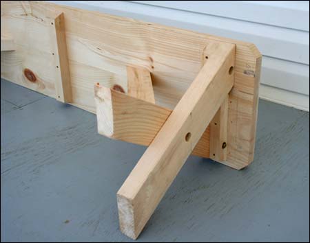 Select Pine Cross Legged Bench