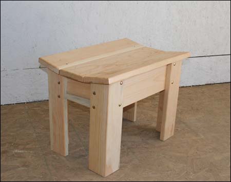 Select Pine Contoured Garden Bench