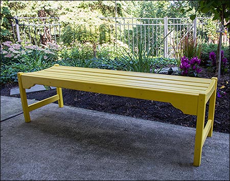 Siesta Backless Garden Bench