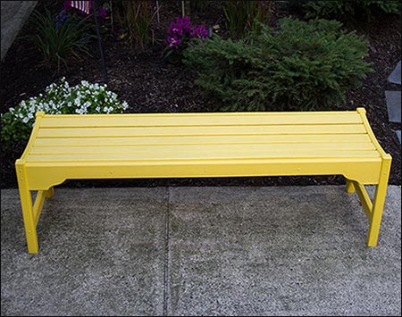 Siesta Backless Garden Bench