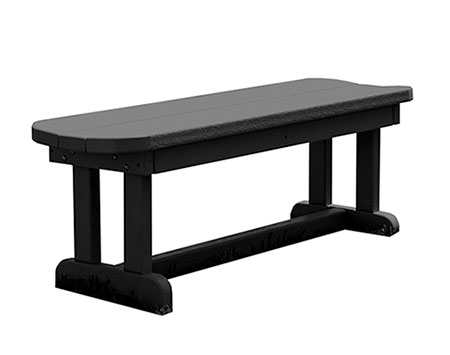 48" POLYWOOD Commercial Backless Bench