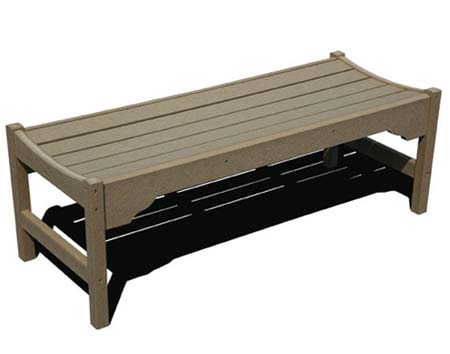 Siesta Backless Garden Bench