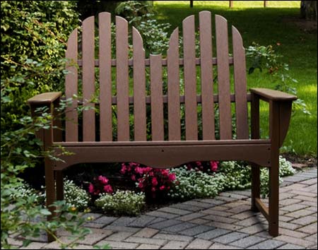 48" POLYWOOD Adirondack Bench