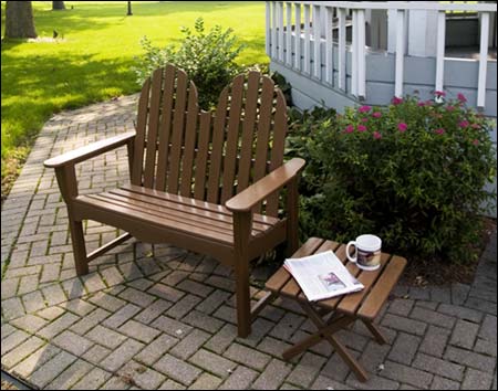 48" POLYWOOD Adirondack Bench