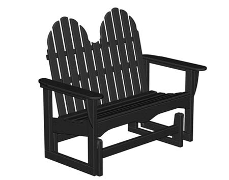 48" POLYWOOD Adirondack Glider Bench