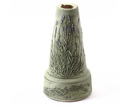 Ceramic Lavender Bird Bath