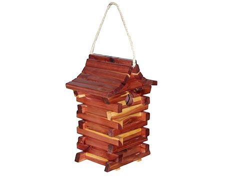 Red Cedar Cottage Bird House