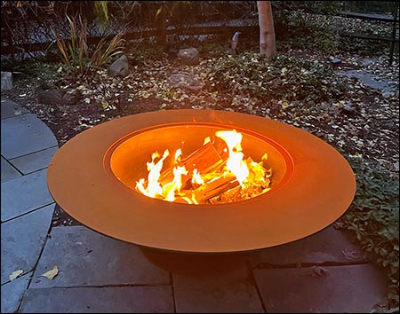 Carbon Steel Jupiter Fire Pit