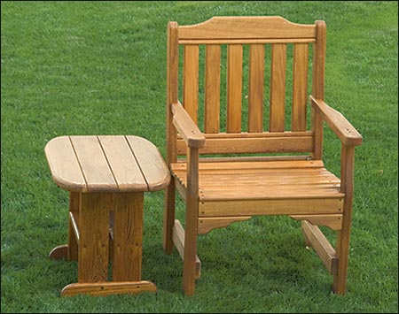 Cypress English Garden Chair