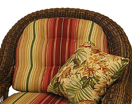 Wicker Domain Deep Seat Chair w/ Cushions