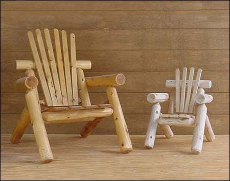 White Cedar Unstained Childs Chair