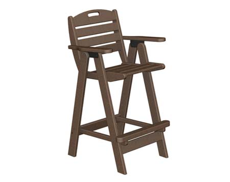 POLYWOOD Nautical Bar Stool Chair