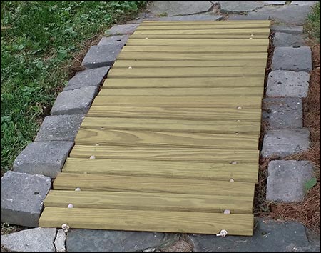 3 Wide Composite Roll-Up Walkway