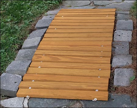 3 Wide Composite Roll-Up Walkway