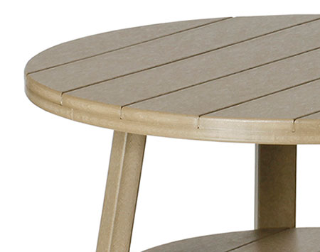 38" Poly Lumber Round Conversation Table