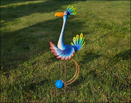 Swinging Dodo Garden Decoration