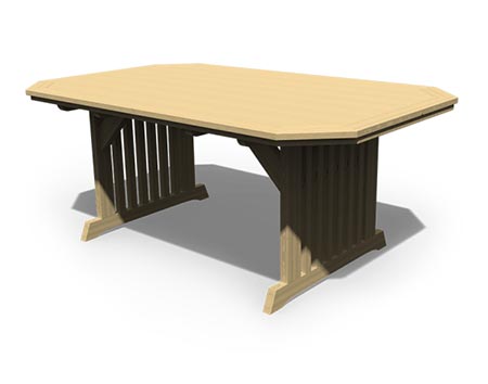 Treated Pine 6 English Garden Dining Table 