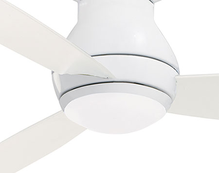 Appliance White Sky Outdoor Ceiling Fan w/ Light