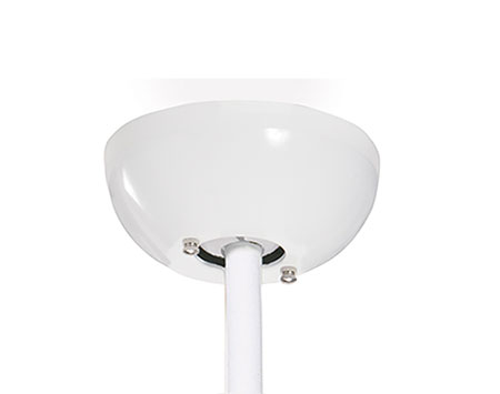 Appliance White Avruc Outdoor Ceiling Fan w/ Light