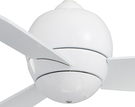 30" Appliance White Tiloh Outdoor Ceiling Fan