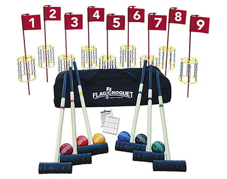 Flag Croquet Set