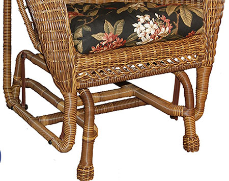 Wicker Sands Glider Chair w/ Cushion