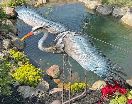 Heron Flying Garden Balancer