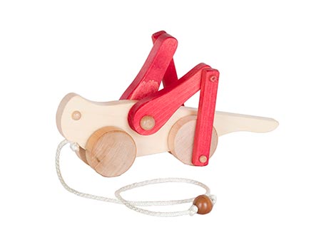 Maple Grasshopper Pull Toy