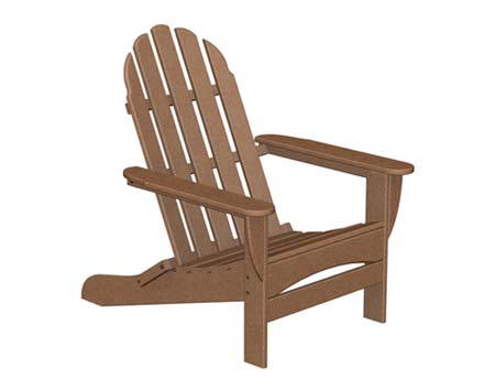 POLYWOOD Curved Back Adirondack