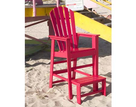 POLYWOOD Shell Back Lifeguard Chair