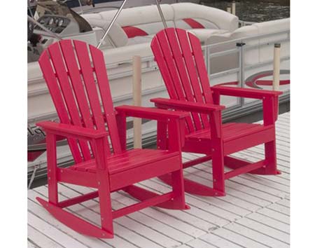 POLYWOOD Shell Back Rocker