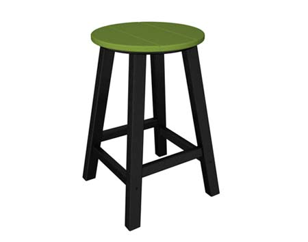 POLYWOOD Tempo Counter Height Bar Stool - Set of 2