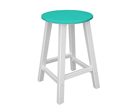 POLYWOOD Tempo Counter Height Bar Stool - Set of 2