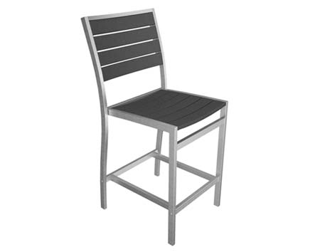 POLYWOOD European Counter Side Chair