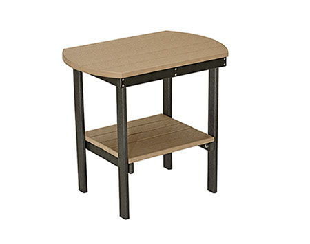 Poly Lumber Oblong End Table