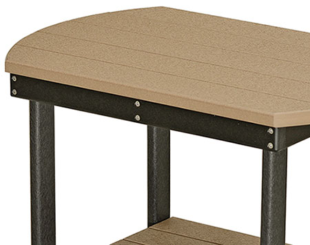 Poly Lumber Oblong End Table