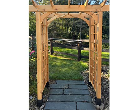 Red Cedar Canterbury Arbor