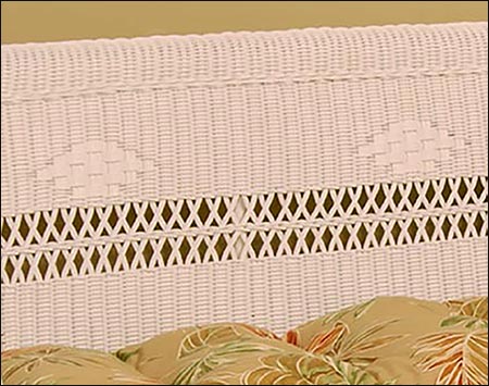 Wicker Sands Sofa w/ Cushion