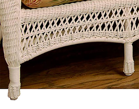 Wicker Sands Sofa w/ Cushion