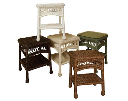 Wicker Sands Square End Table