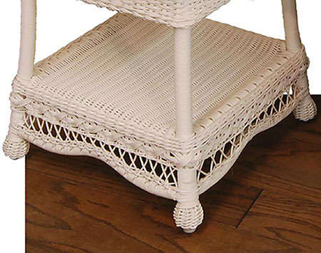 Wicker Domain Square End Table 