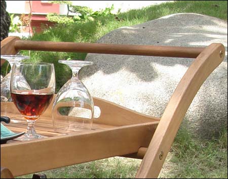 Eucalyptus Serving Cart