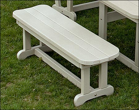 POLYWOOD Commercial Square Picnic Table