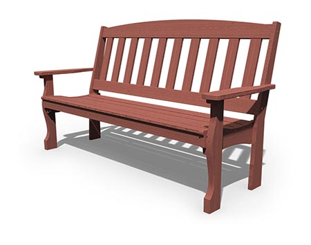 Treated Pine English Garden Bench