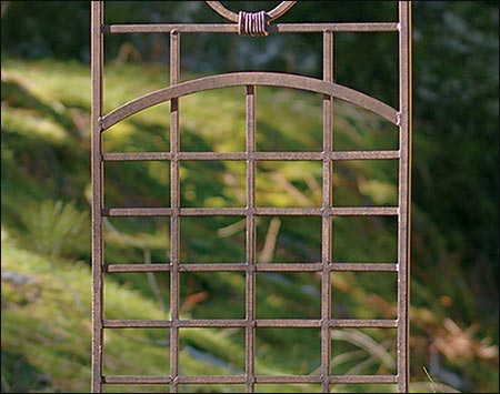 Wrought Iron Bells-A-Ringing Trellis