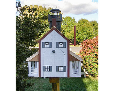 Tuckerton Lighthouse Mailbox w/ Solar Light