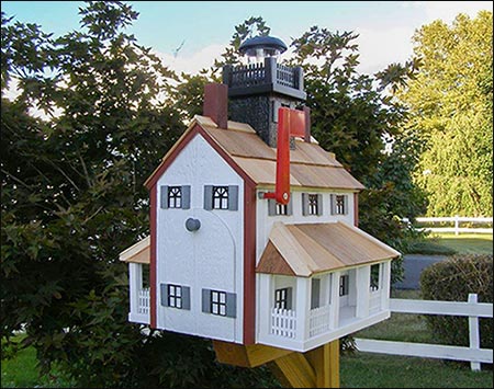 Tuckerton Lighthouse Mailbox w/ Solar Light