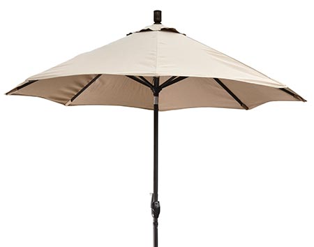 9 Fiberglass Octagon Umbrella w/ Sunbrella Fabric